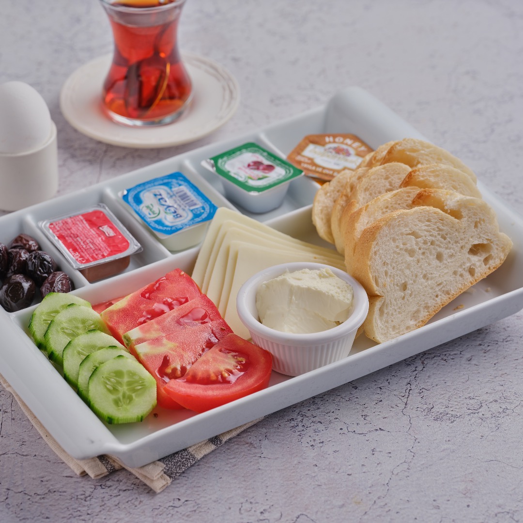 Cafe Kahvaltı Tabağı (Dilim Ekmekli)