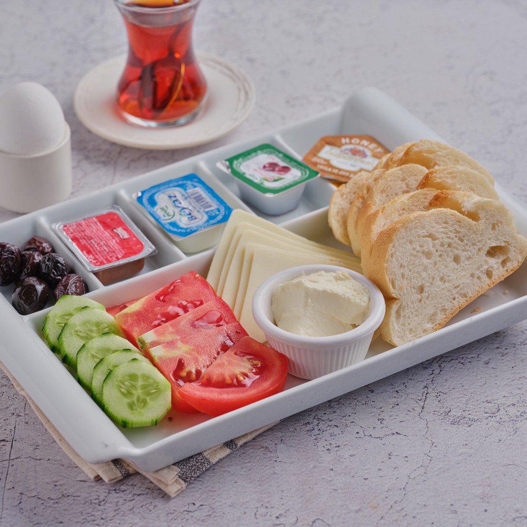 Cafe Kahvaltı Tabağı (Dilim Ekmekli)